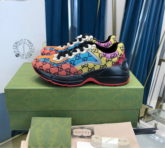 (WMNS) Gucci Rhyton 'Multicolor Monogram