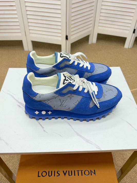 Louis Vuitton Run Away Sneaker- Blue & Grey